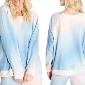 Wildfox Sommers SS In the Grotto Sweater Women’s Sky Blue Size Large